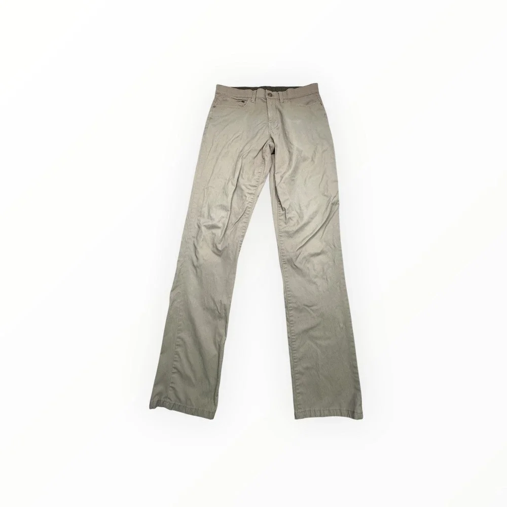 English Laundry Pants‎ Mens 32x34 Tan Khaki Straight Leg Gingham Lining 1149879